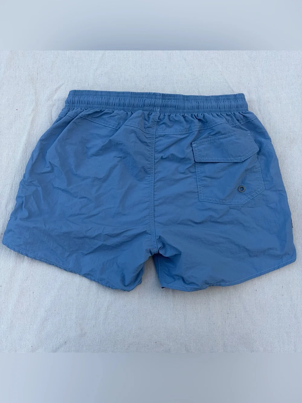 Maamgic Blue Swim Trunks with Drawstring, Size M, Summer Beach Vacation